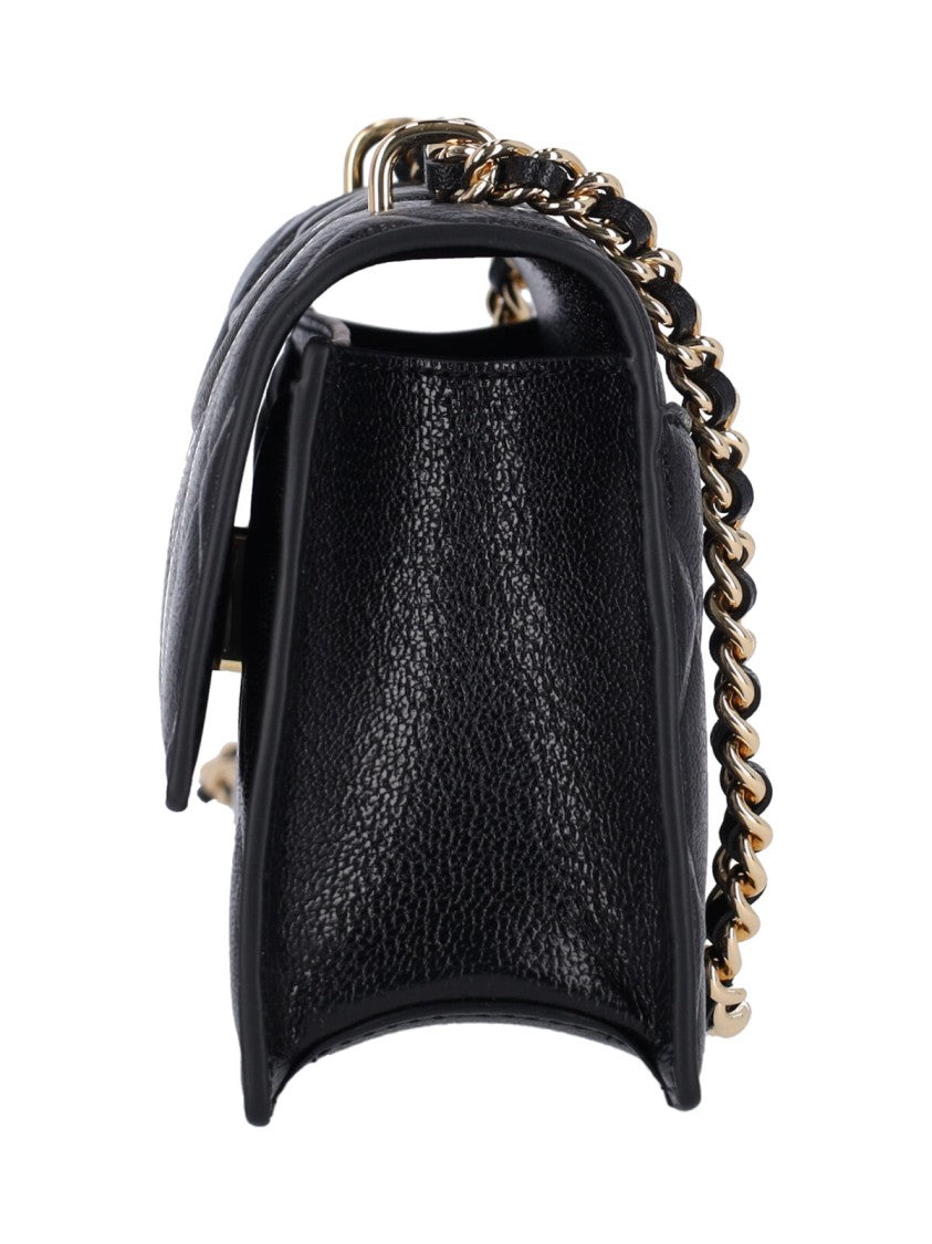 Tory Burch Small 'Fleming' Shoulder Bag – Black