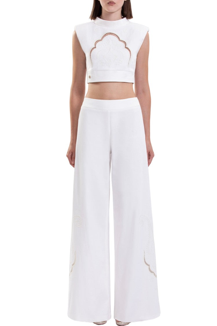 Saiid Kobeisy Perforated Pants