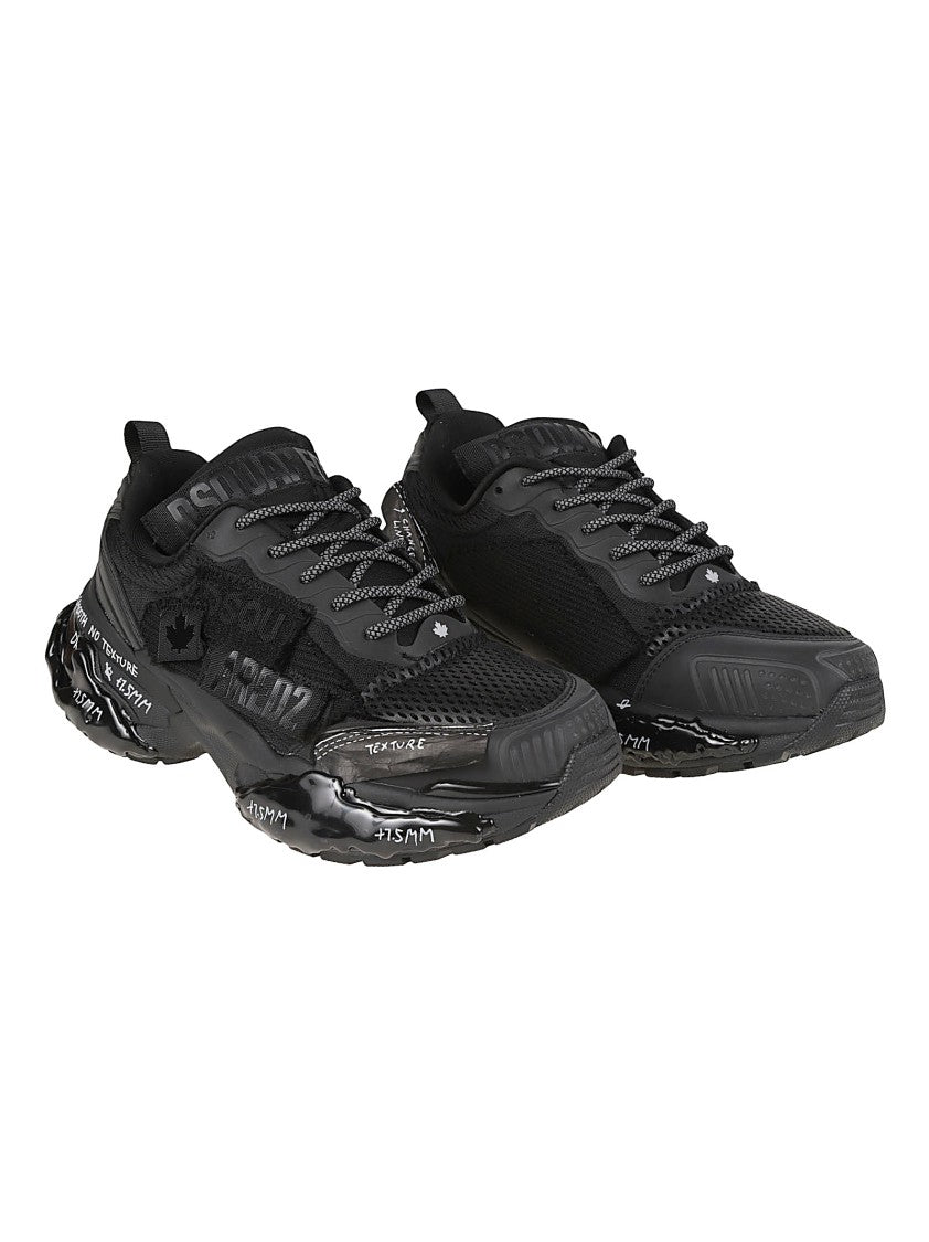 Dsquared2 Faster Lace-Up Chunky Low-Top Sneakers