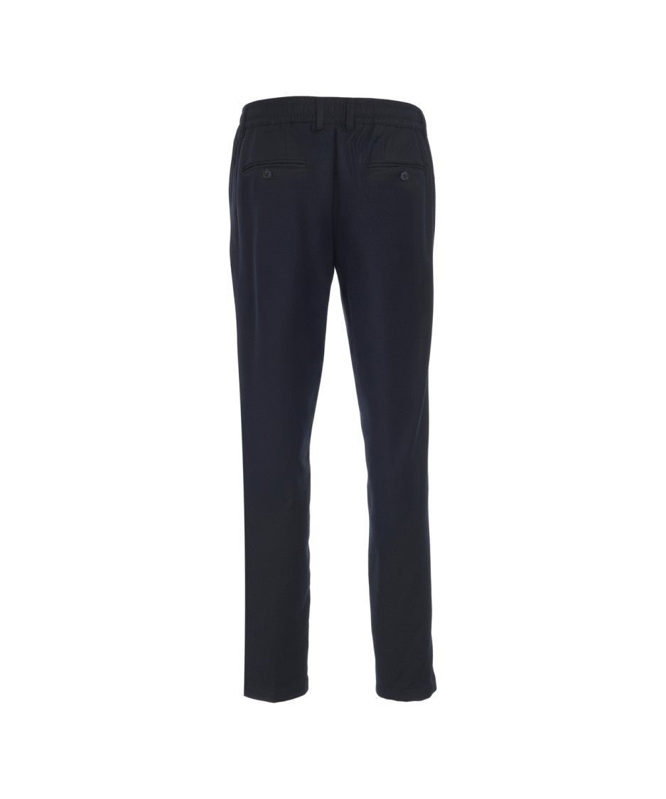 Cruna Chino Pants With Discreet Pleats And Clean Waistband