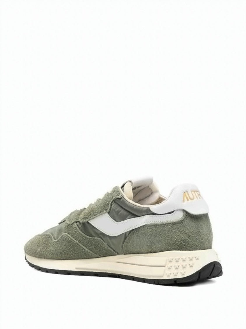 Autry Textured Low-Top Sneakers With Suede