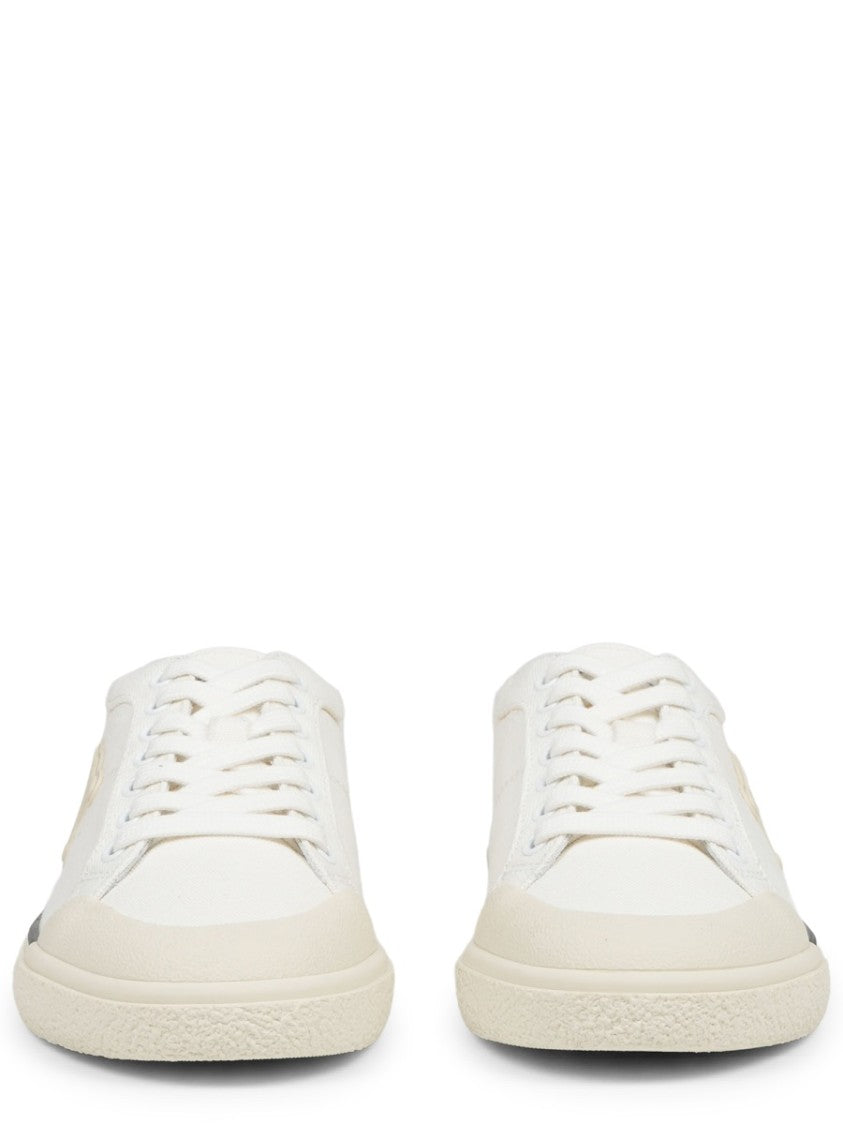 Celine Alan Embroidered Logo Cotton Sneakers