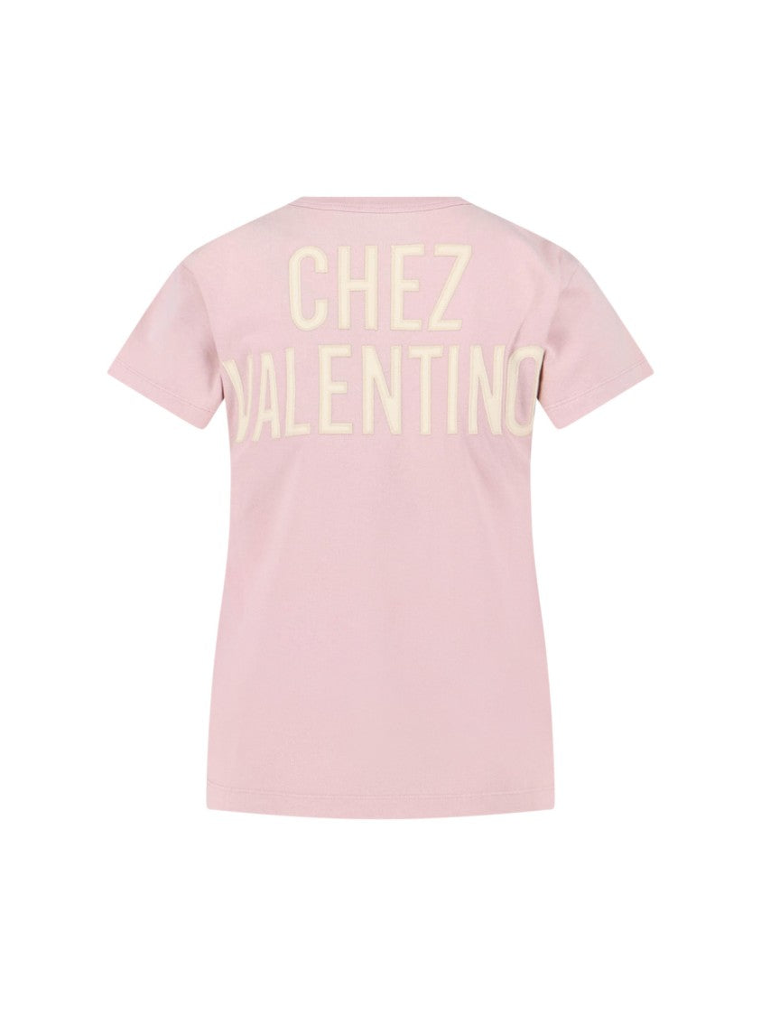Valentino Versatile Pink T-Shirts And Polos Collection