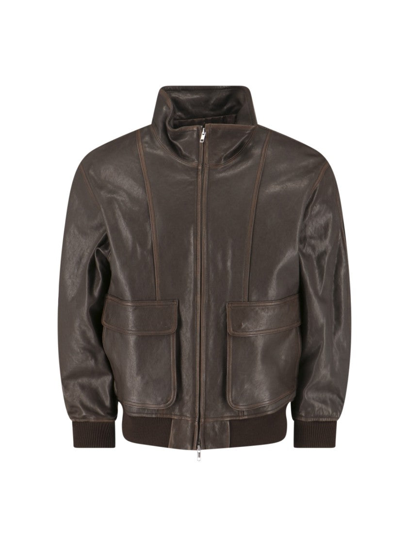 Dunst Lambskin Jacket – Brown