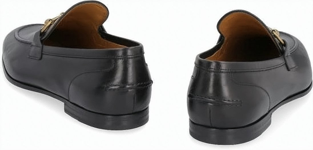 Gucci Classic Black Calf Leather Loafers