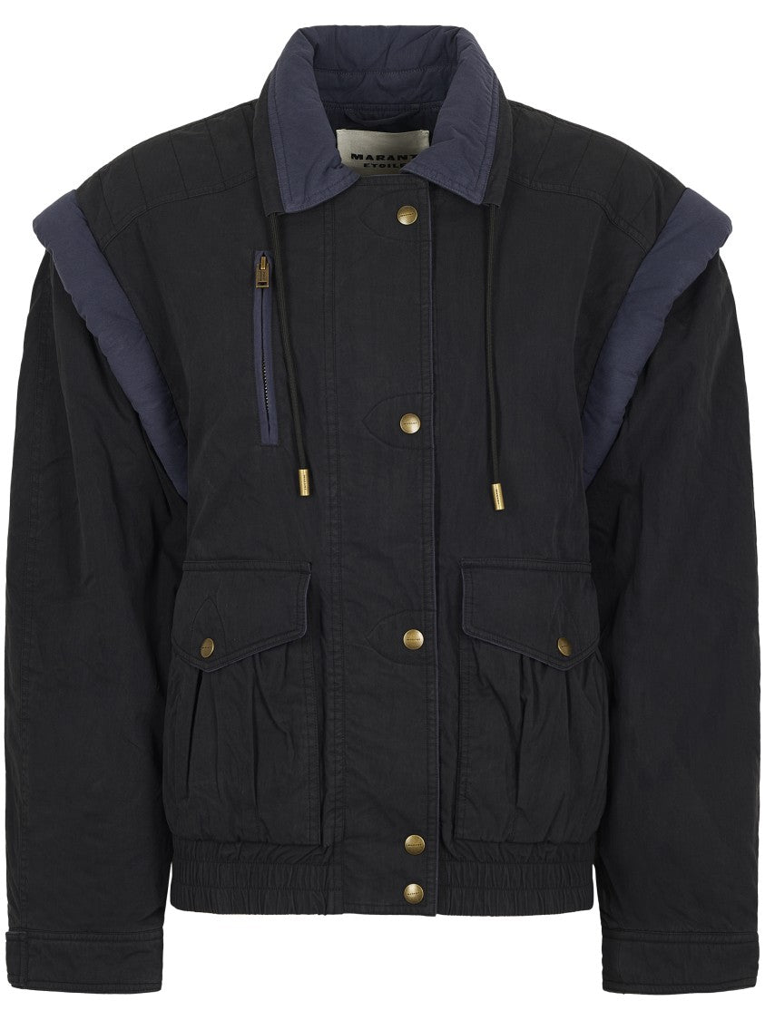 Isabel Marant Étoile Padded Shoulder Accentsrelaxed Fit Jacket