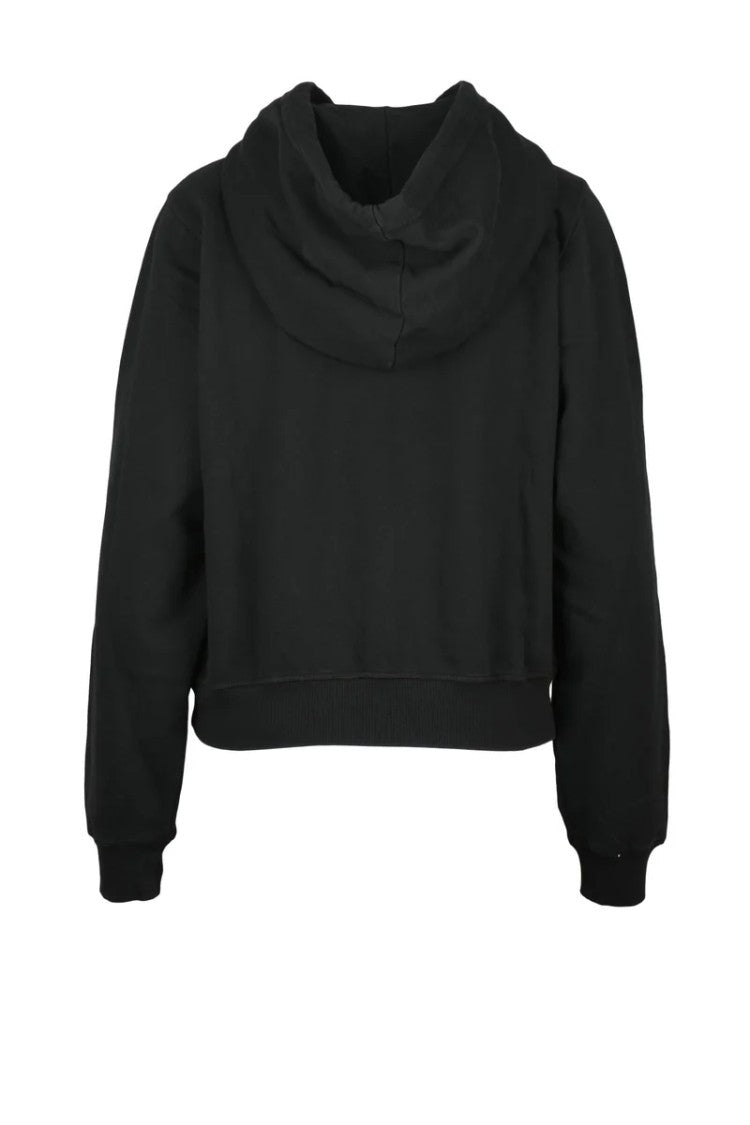 Diesel Black Cotton Women's Cropped Sweatshirt
