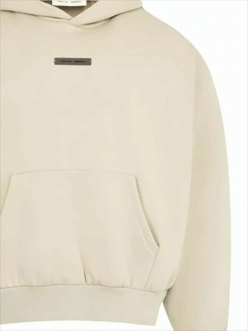 Fear Of God Cropped Fleece Hoodie With Kangaroo Pocket