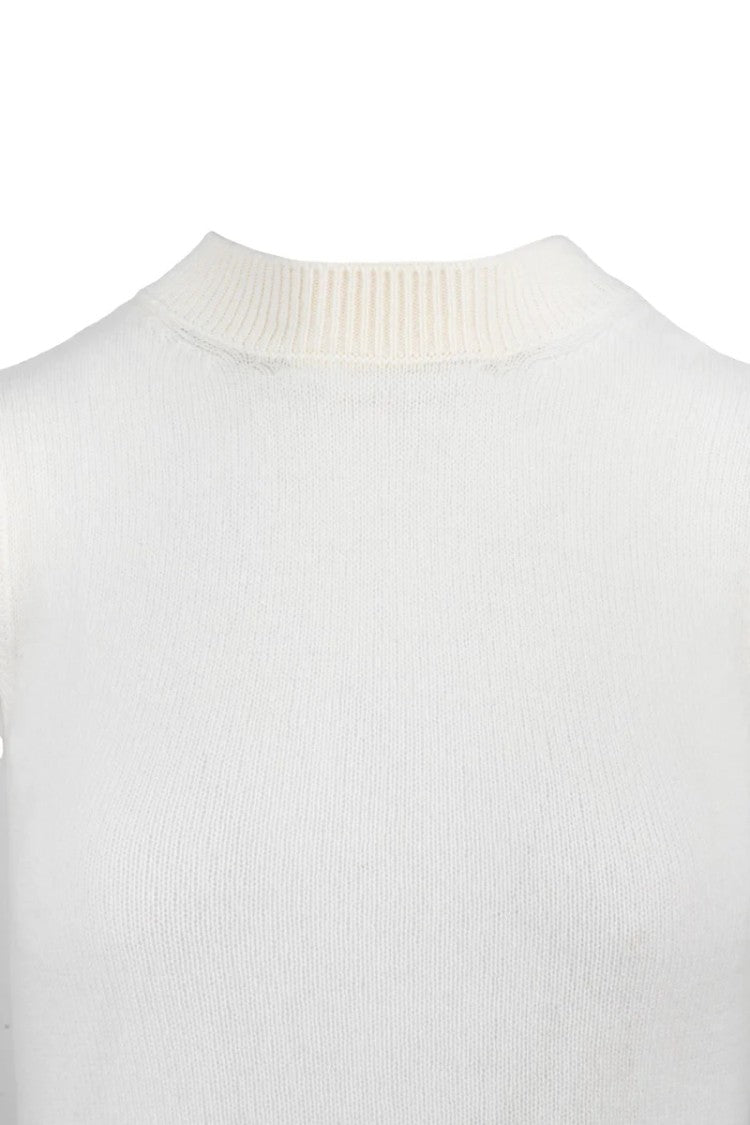 Eleventy Cashmere Vest - White