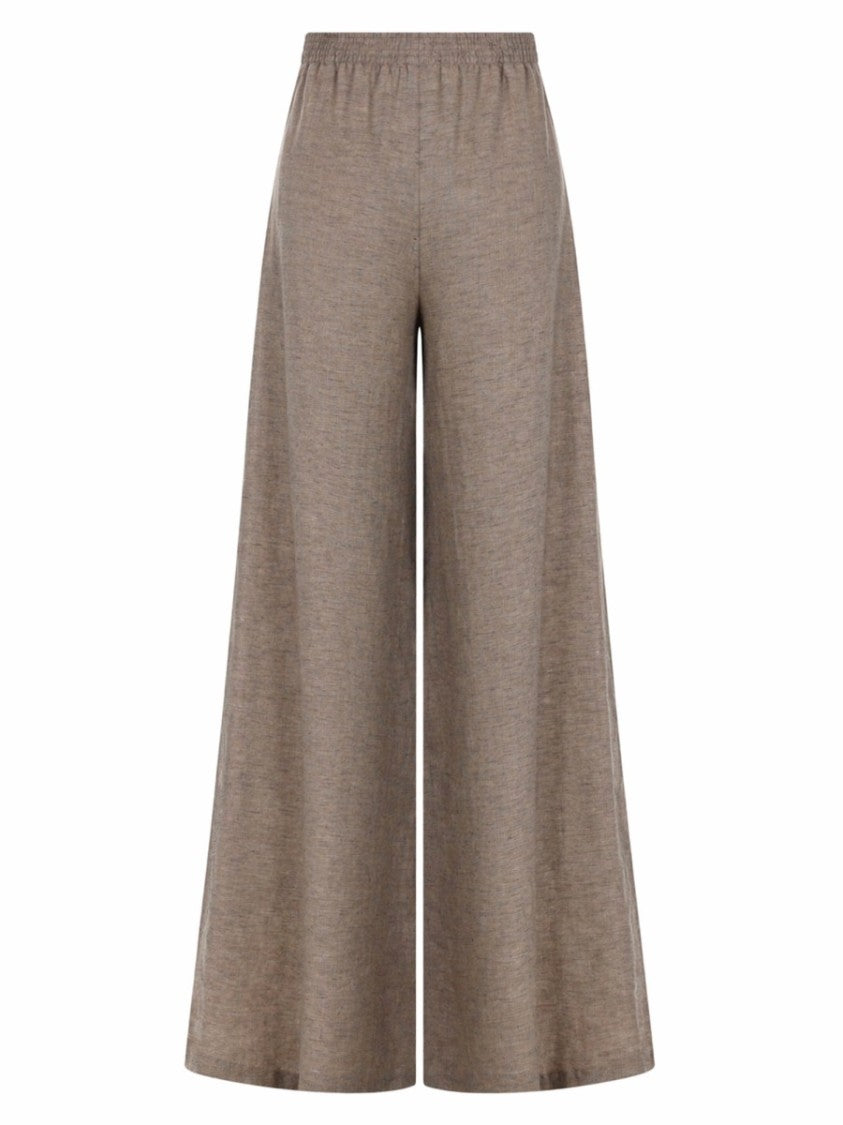 Fabiana Filippi Amelia Wide-Leg Linen Pants