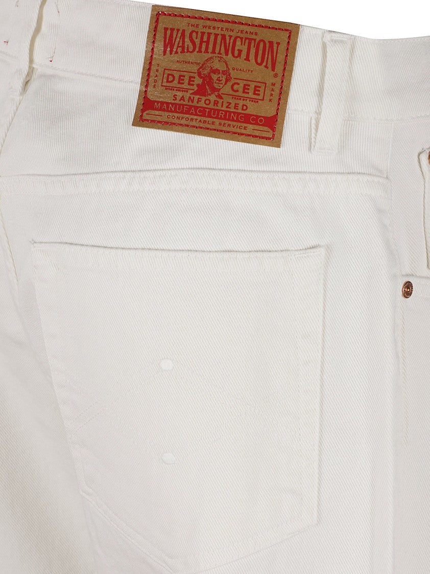 Washington High-Waisted Straight-Leg Jeans With Five-Pocket Design