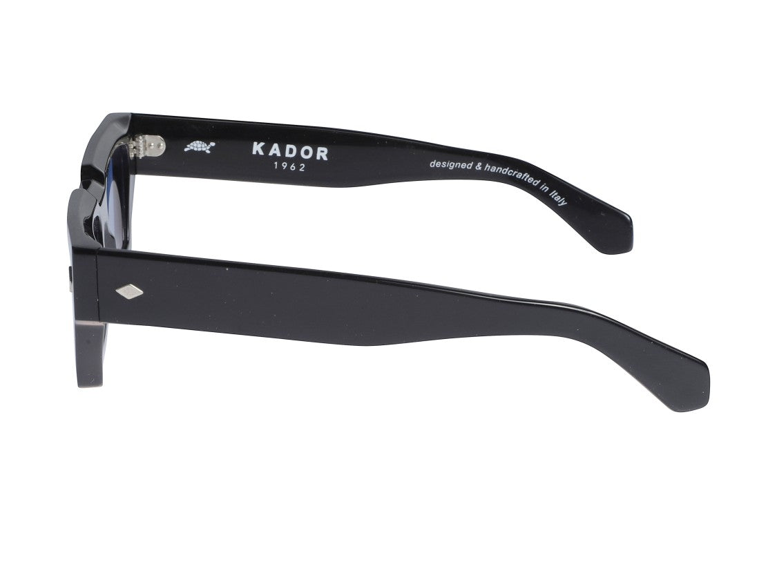 Kador Blue Disko Gradient Oversized Square Sunglasses