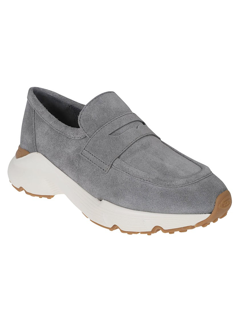 Tod's Suede Chunky Sole Loafers