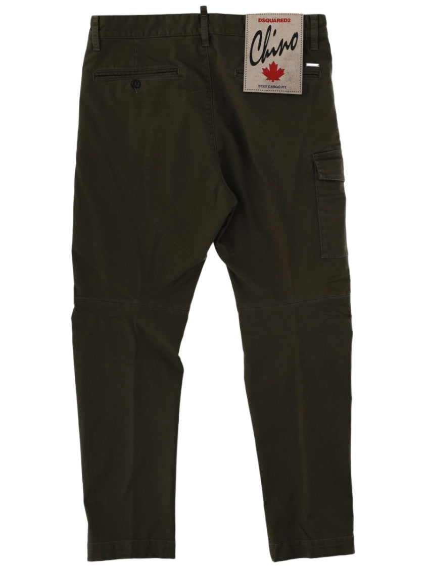 Dsquared2 Cargo Pants With Multiple Flap Pockets And Comfortable Fit