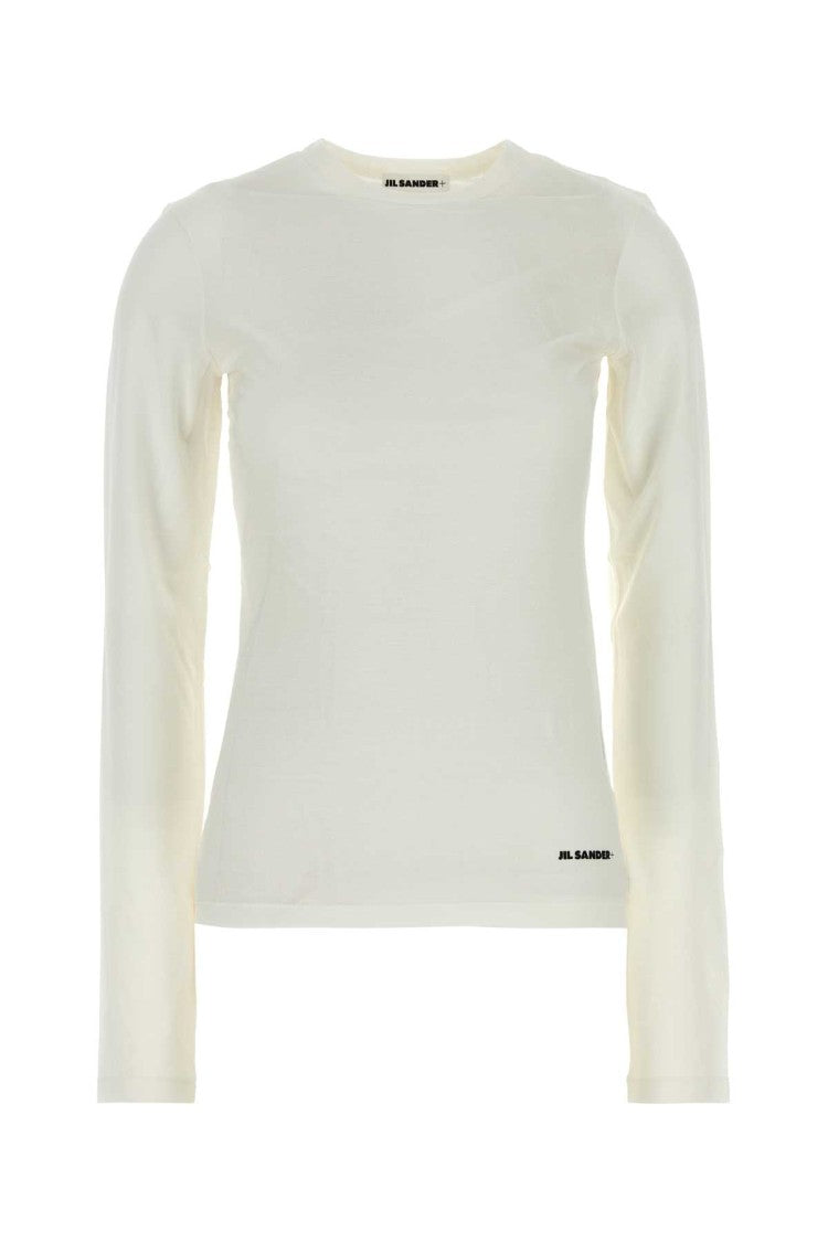 Jil Sander White Cotton T-Shirt