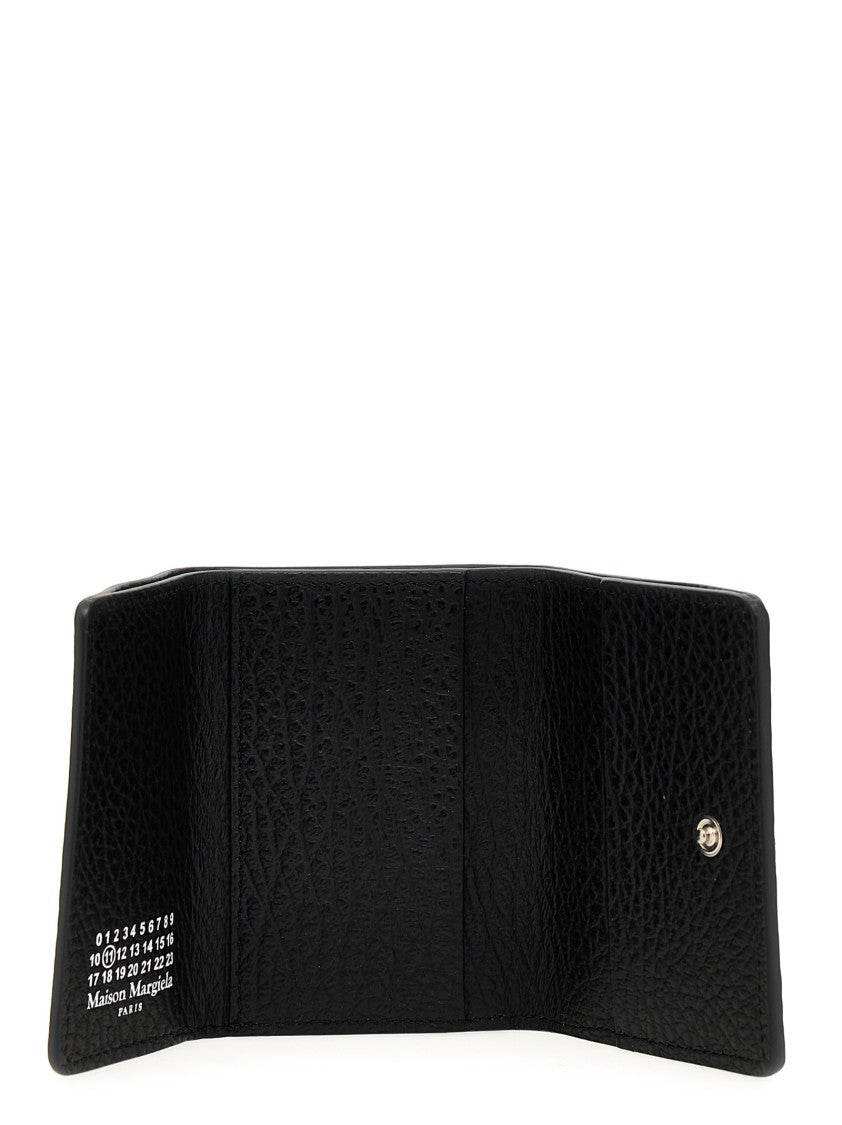 Maison Margiela Compact Black Leather Wallet