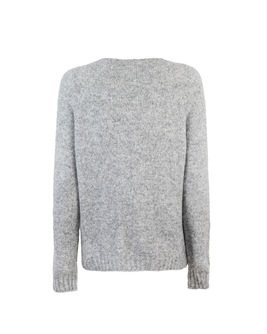 Max Mara Ice Grey Knit Sweater