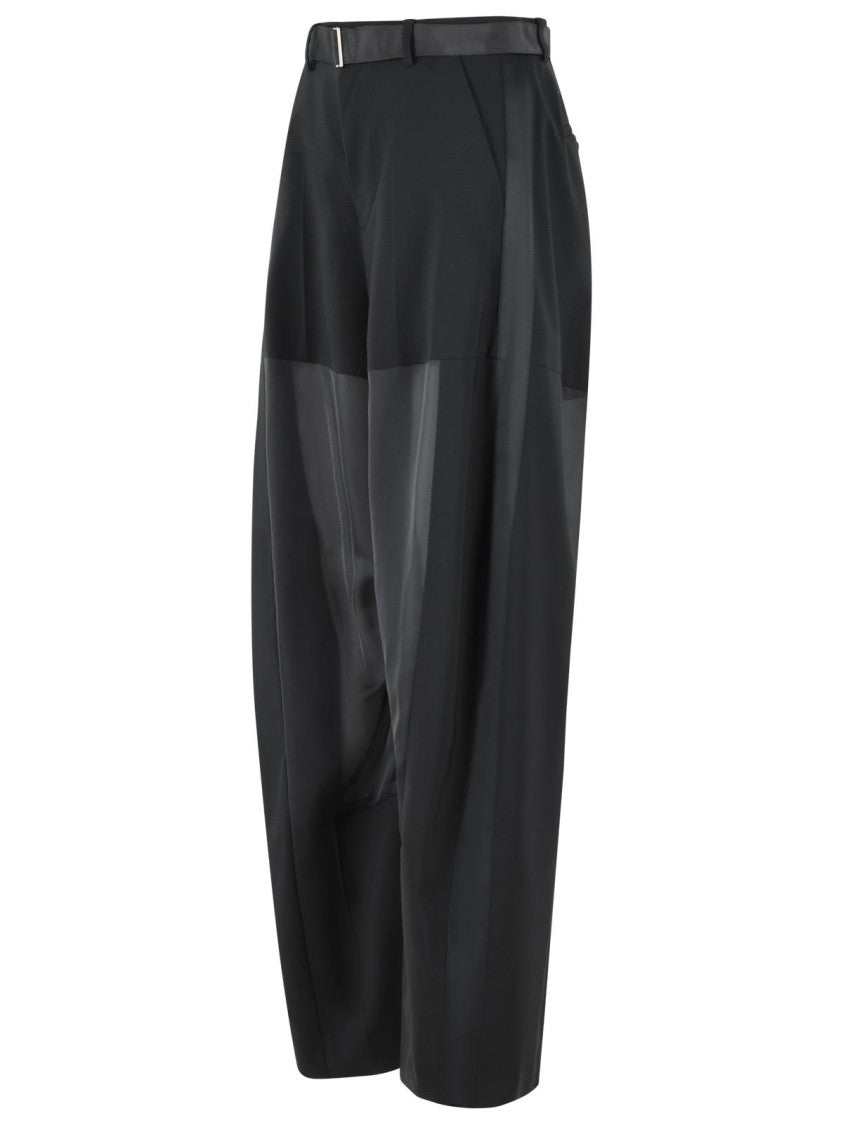 Sacai Black Wool Pants
