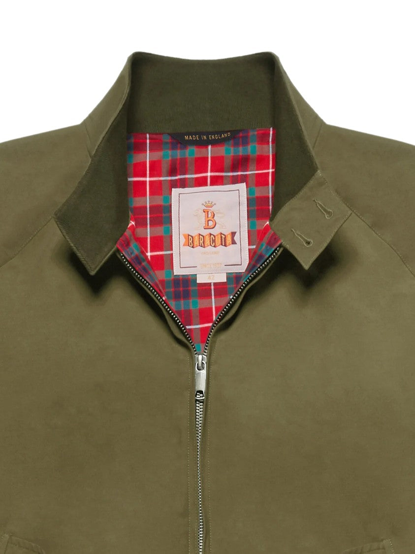 Baracuta Classic Bomber Jacket With Contrasting Details