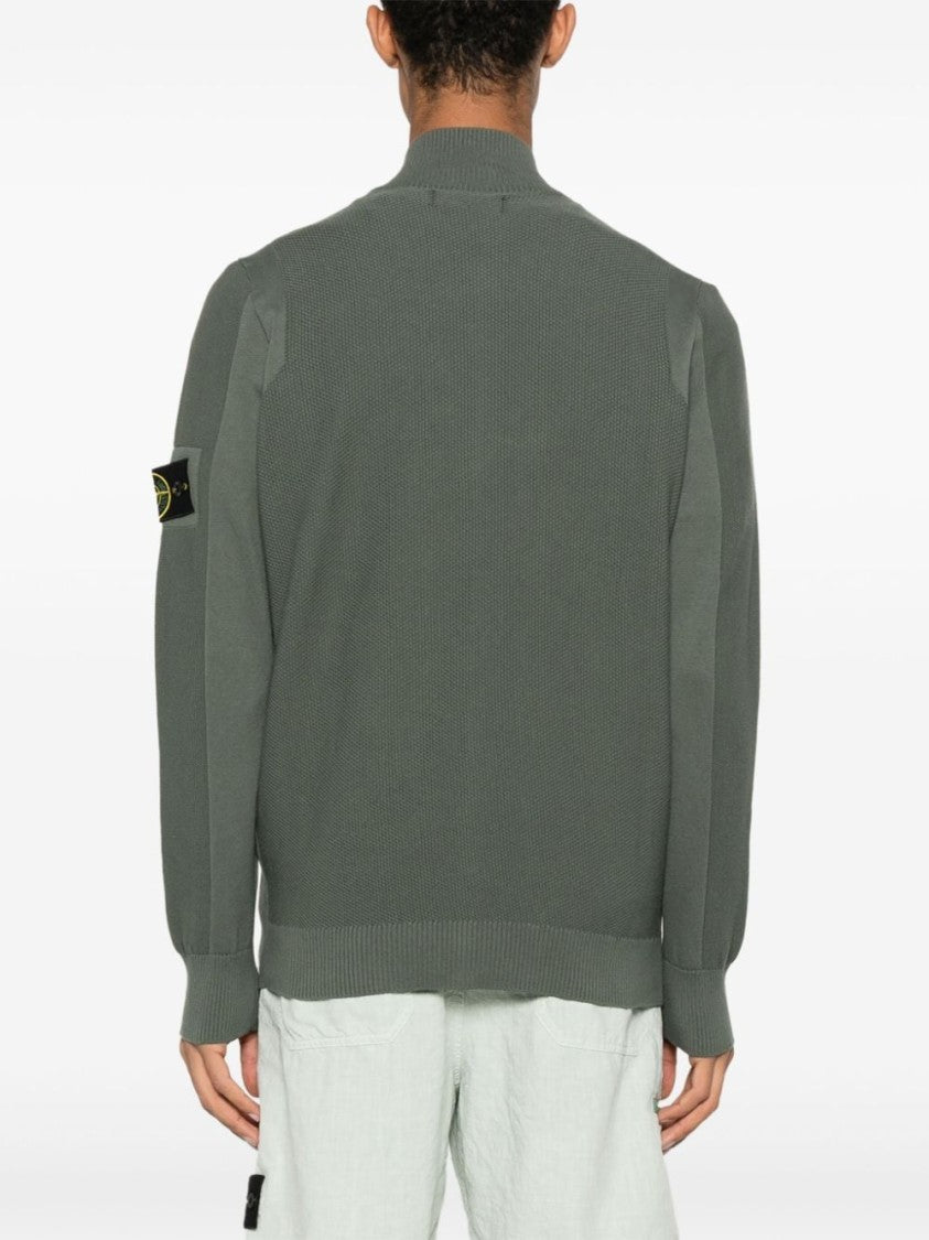 Stone Island Compasse-Badge Knitted Cardigan