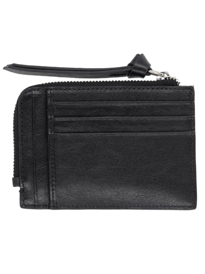 Vivienne Westwood Rectangular Smooth Calf Leather Zip Card Holder