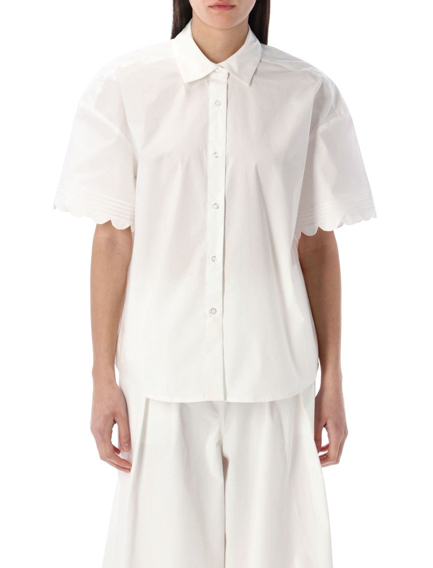 The Garment Cyprus Scallop-Edged Shirt With Relaxed Fit