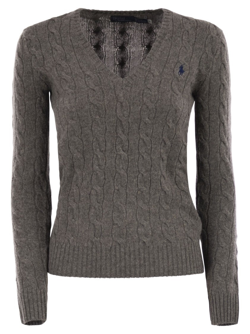Polo Ralph Lauren Wool And Cashmere Cable Knit Jumper