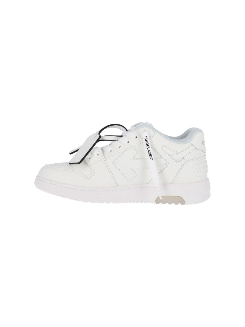 Off-White White Leather Out Of Office Sneakers
