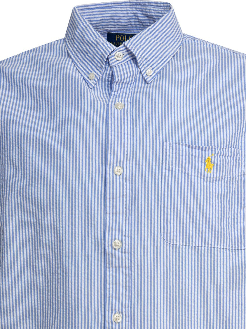 Polo Ralph Lauren Light Blue Seersucker Shirt