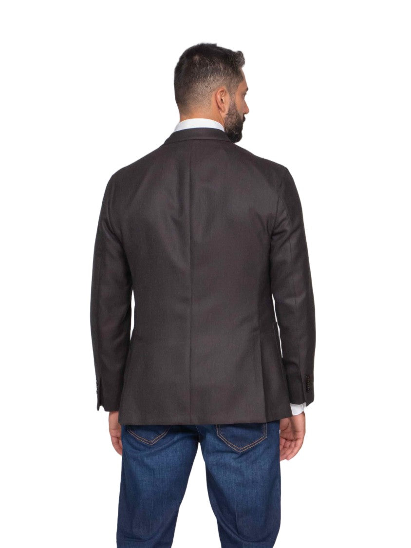 Boglioli Double-Breasted Blazer With Wide Lapels And Tailored Fit
