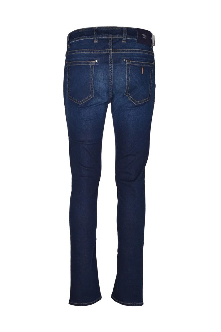 Barmas Blue Jeans Shearling And Lycra