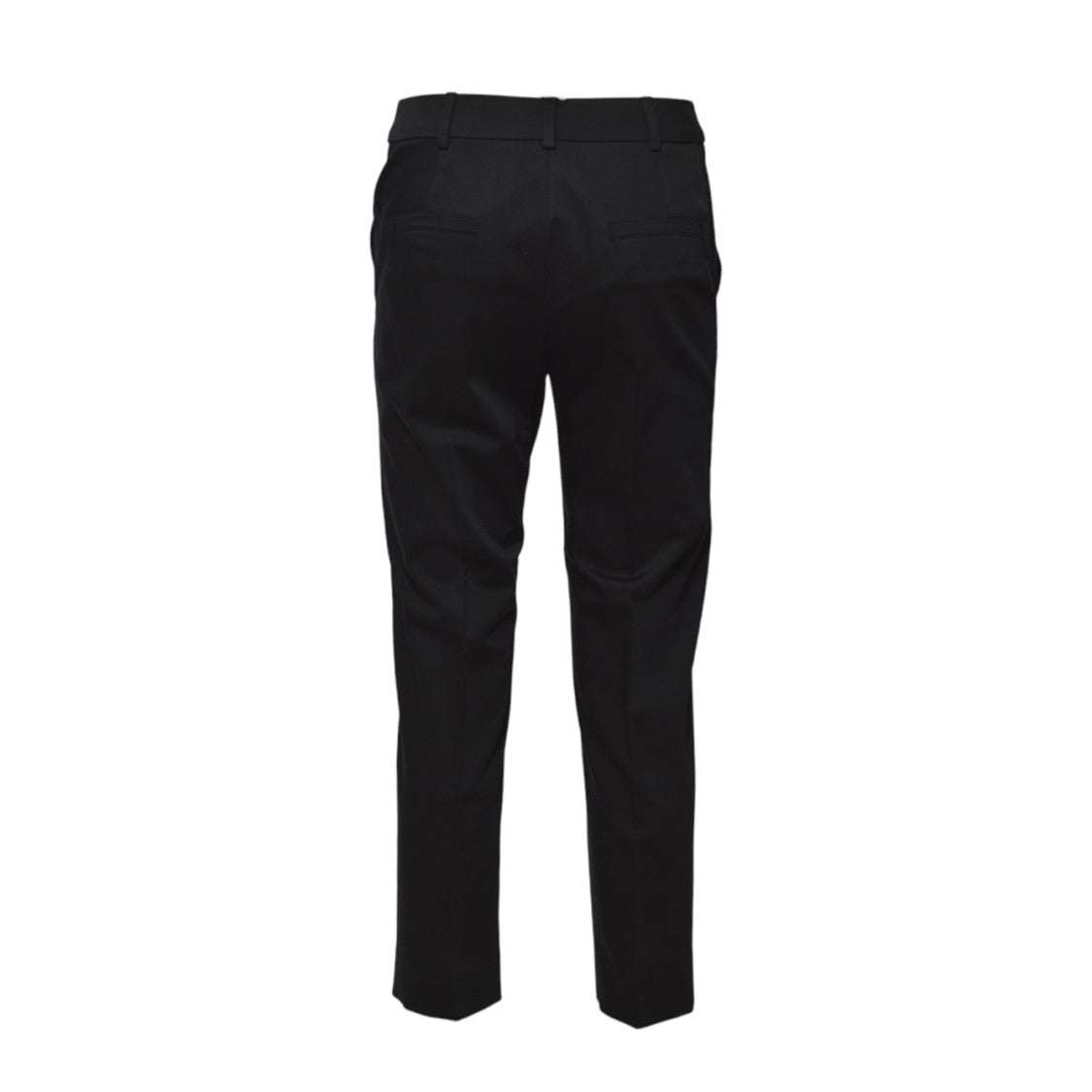 Max Mara Lince1234 Cropped Pants In Black Satin