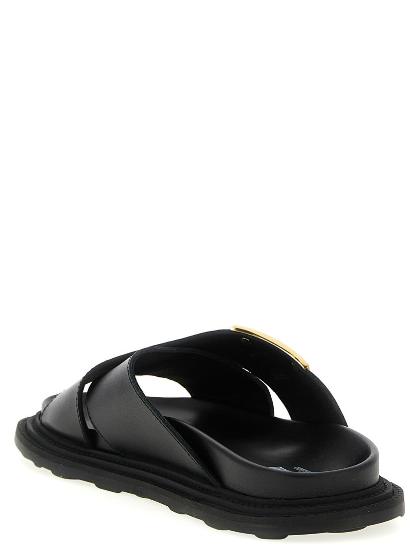 Moschino Leather Sandals