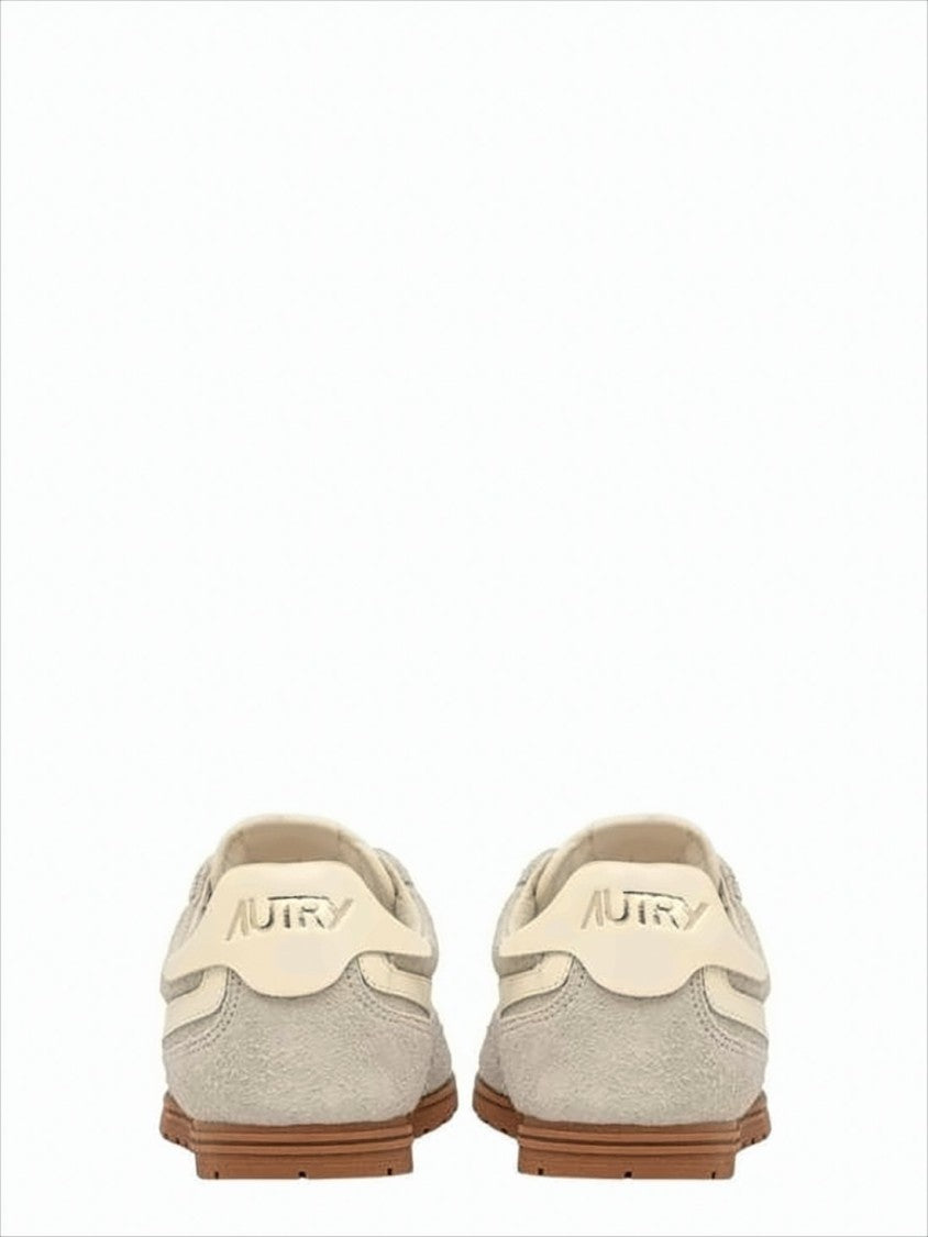Autry Textured Suede Low-Profile Sneakers