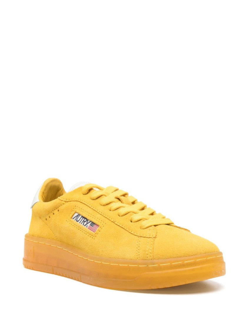 Autry Sunflower Yellow Suede Dallas Sneakers