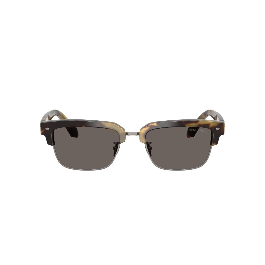 Giorgio Armani 0Ar8243 Classic Clubmaster Sunglasses With Tortoiseshell Acetate Frame