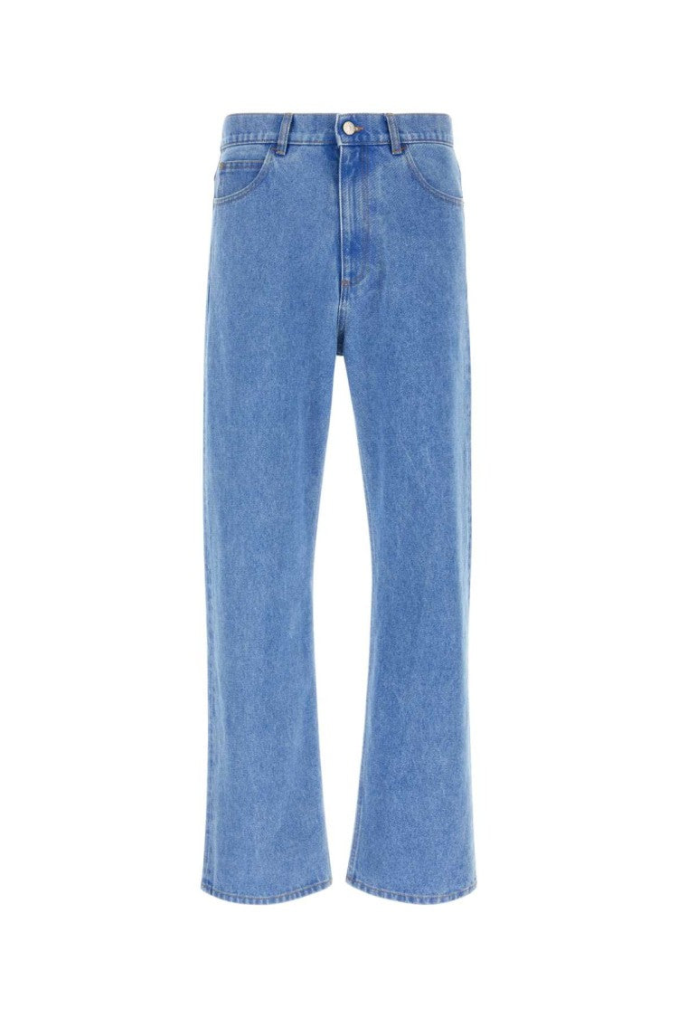 Marni Light Blue Straight-Leg Denim Jeans