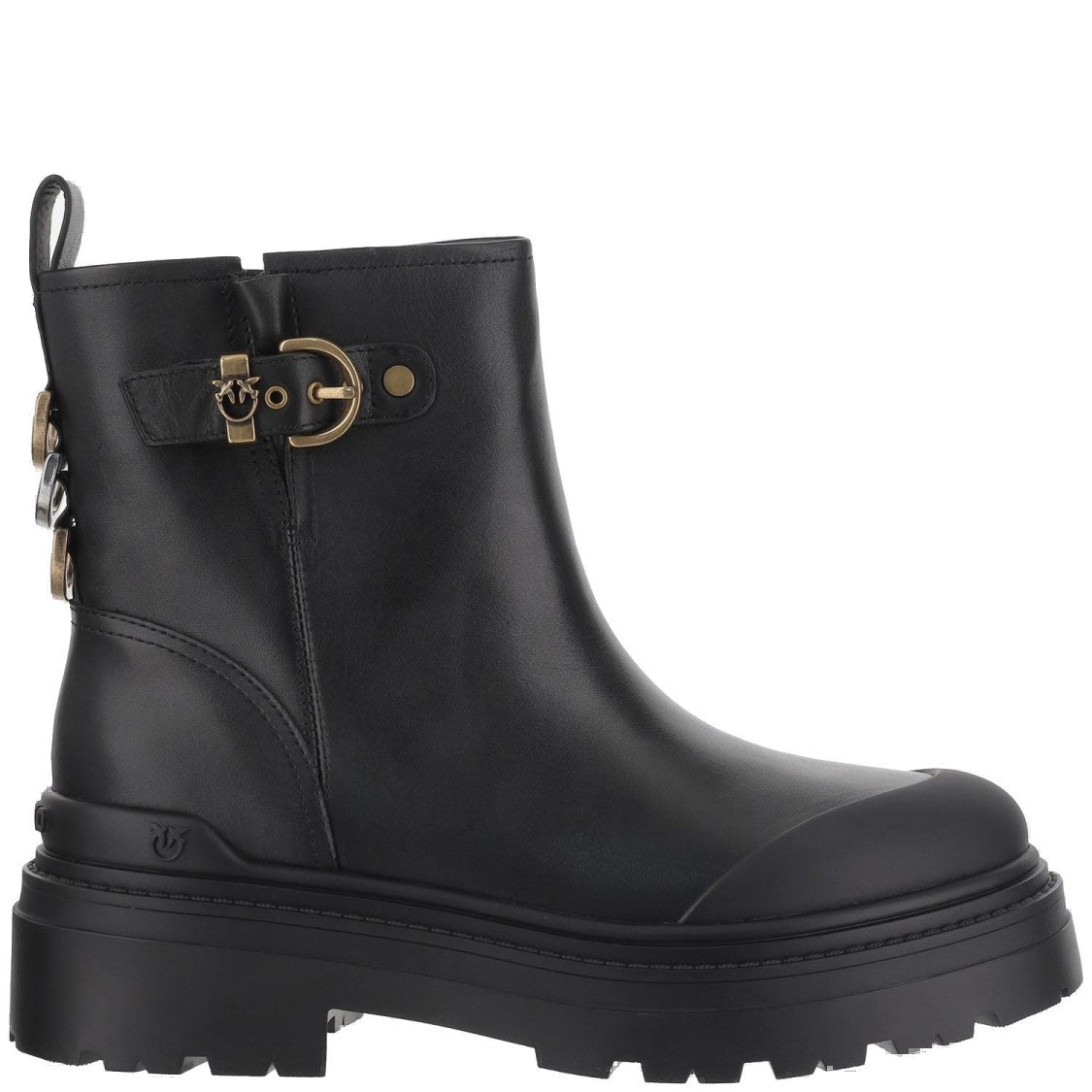 Pinko Mia 21 Leather Ankle Boots