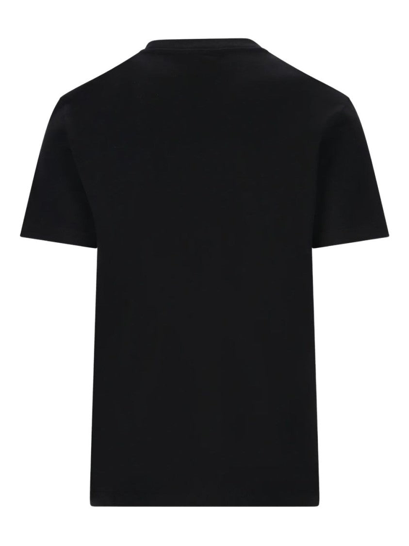 Versace Classic Black T-Shirt With Crew Neckline
