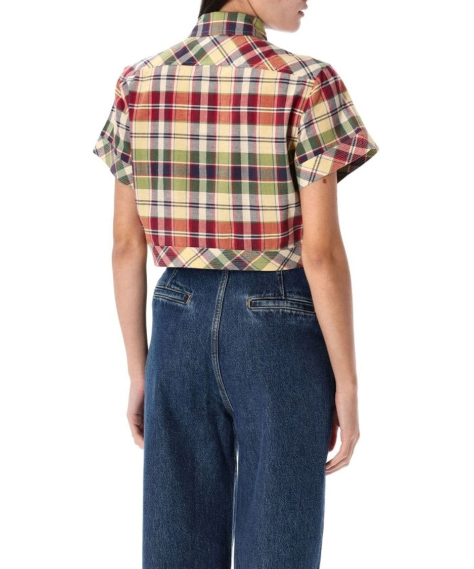 Polo Ralph Lauren Cropped Tartan Shirt