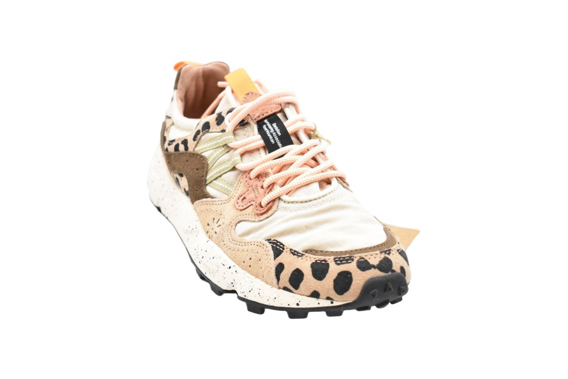 Flower Mountain Multicolor Lace-Up Sneakers With Sole