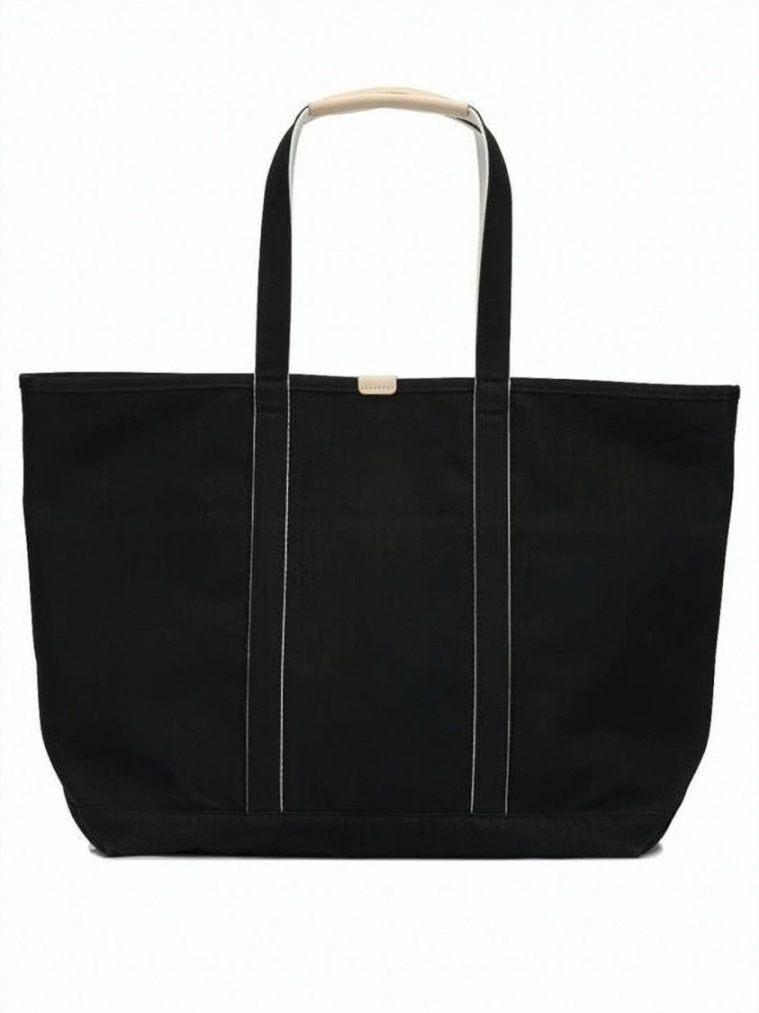 Porter Black Durable Cotton Rectangular Tote Bag