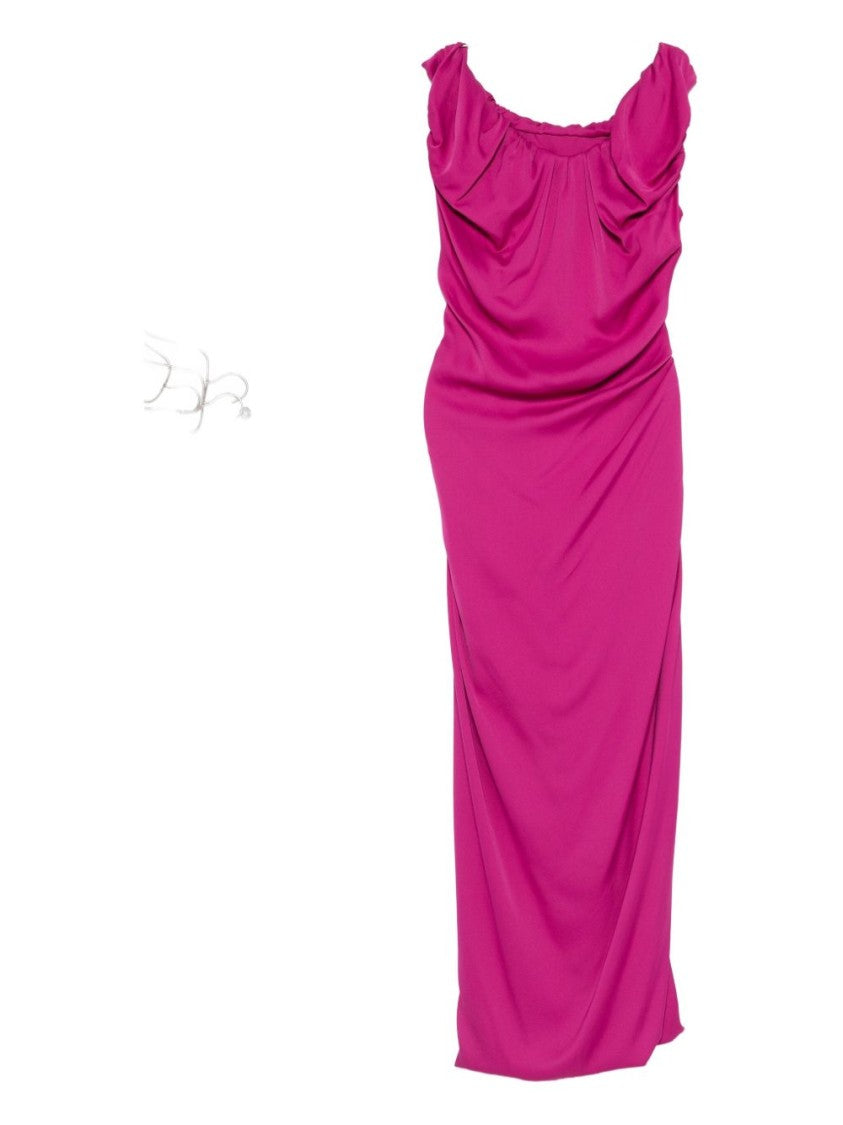Vivienne Westwood Long Fuchsia Maxi Dress