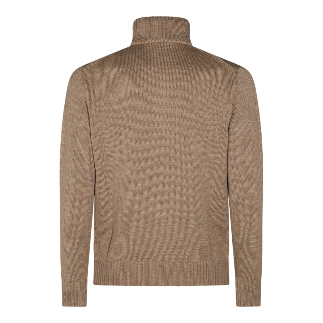 Zanone Knitted Sweater With High Ribbed Collar And Button-Down Front