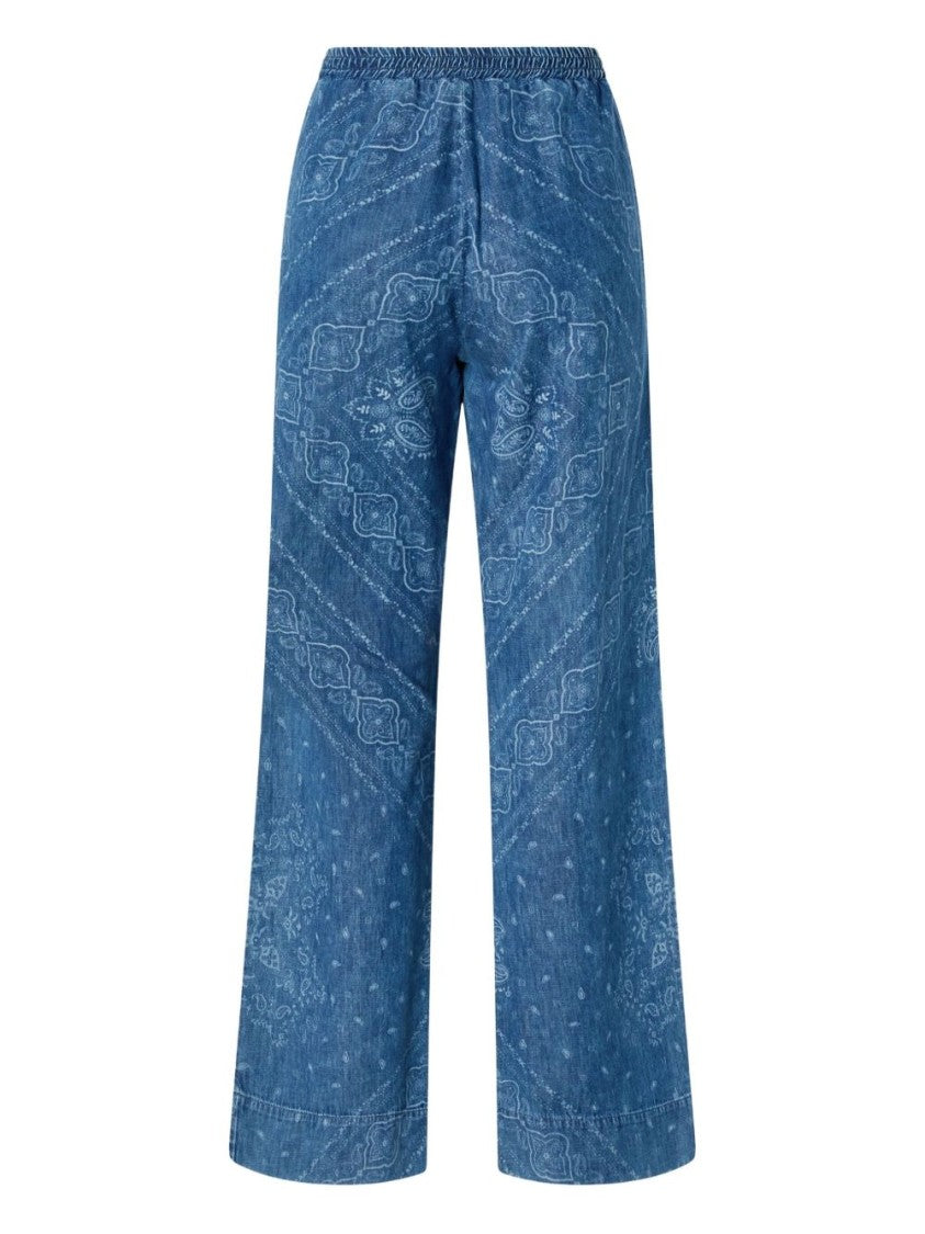 Pinko Wide Leg Indigo Trousers