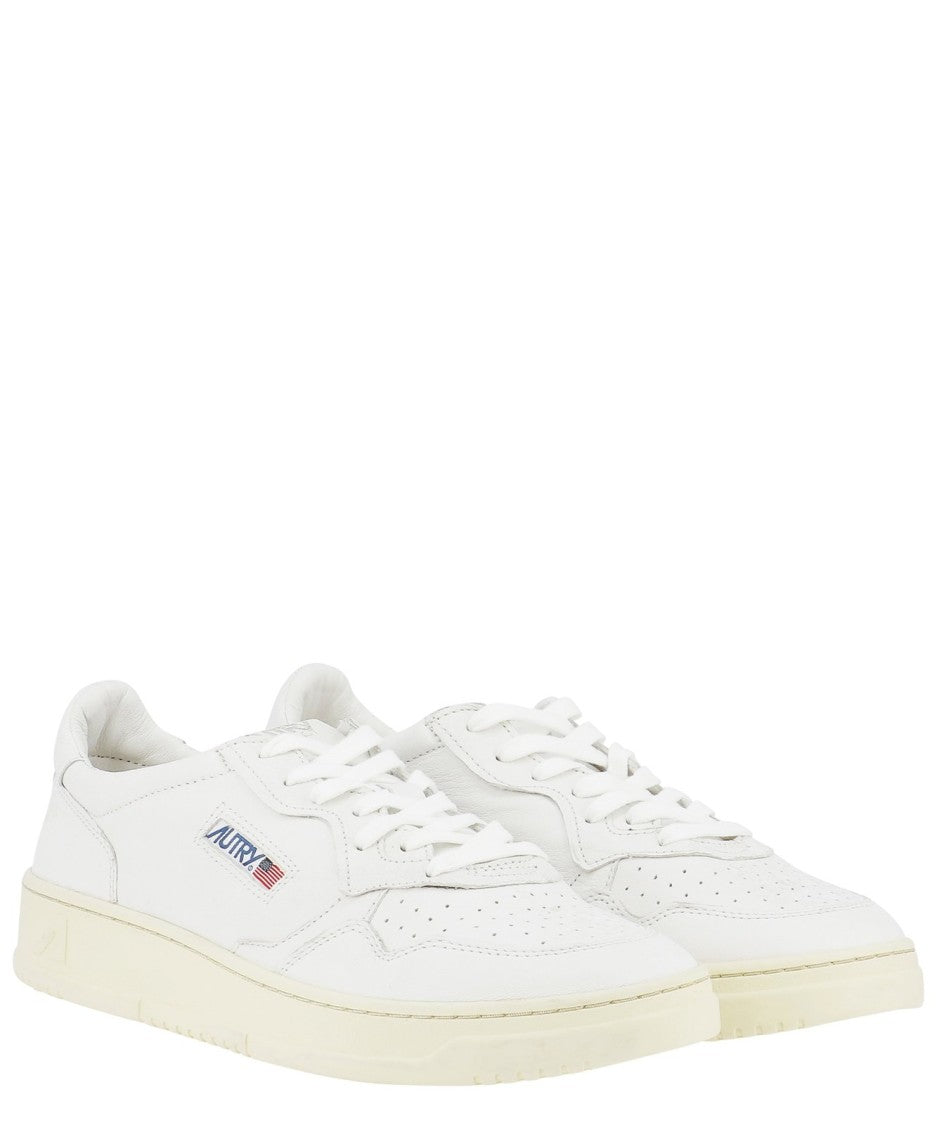 Autry Low-Top Sneakers With Perforated Leather Upper