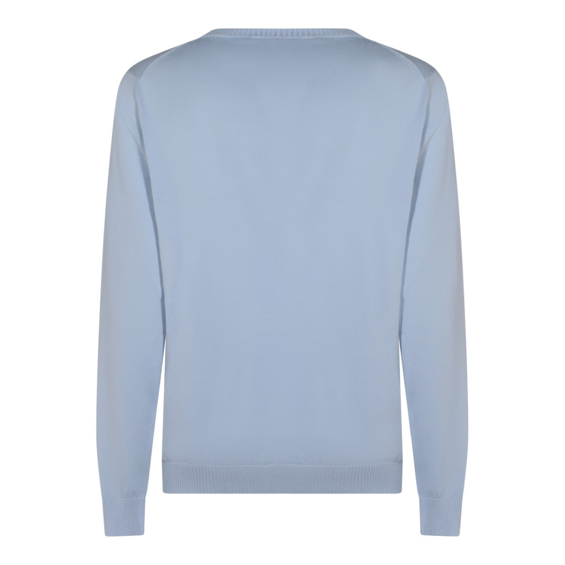 Malo Clear Blue Fine-Knit Sweater