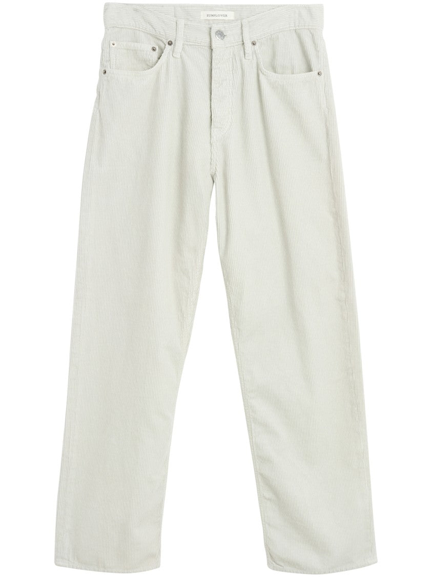 Sunflower Loose Pants Vertical Ribbed Straight-Leg Pants