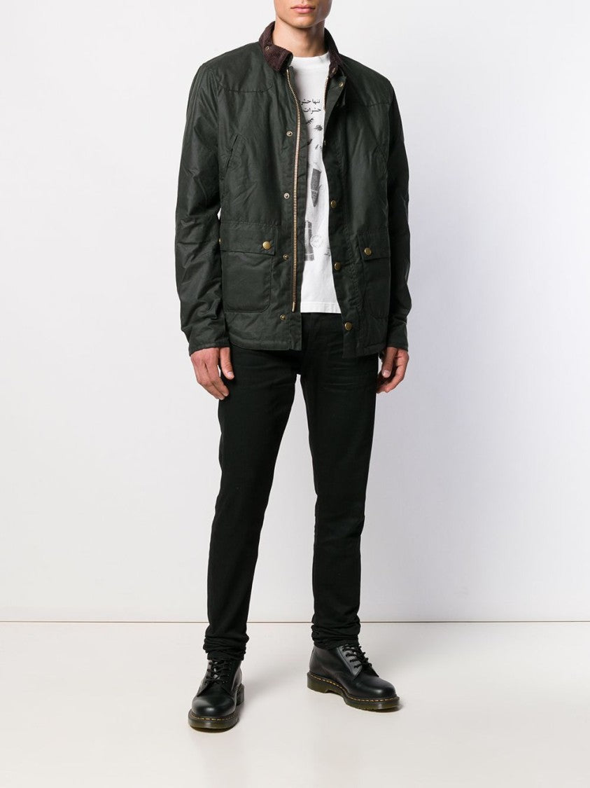 Barbour Reelin Waxed Long-Sleeve Jacket