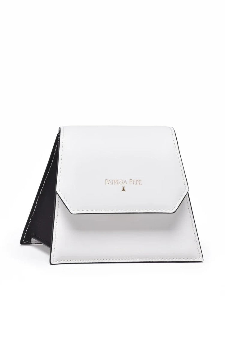 Patrizia Pepe Mini Shoulder Bag Leather - White